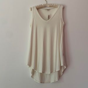 Joan Vass milky white top